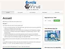 Tablet Screenshot of gentilsvirus.org